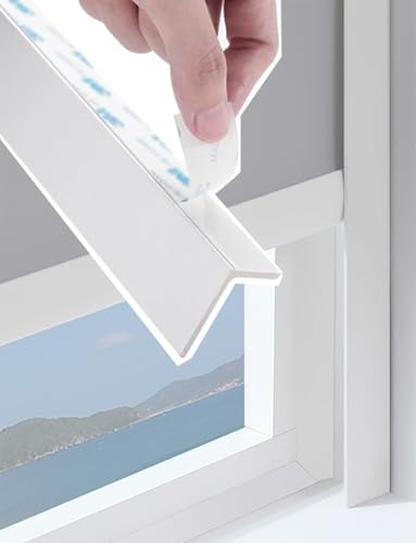 EBZFASO Light Blockers Side Tracks, PVC Light Blocking Strip For Window Blinds And Curtains(110cm/43.3in)