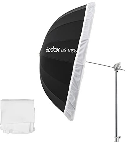Godox Paraguas parabólico UB-105W, negro/blanco