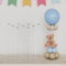 YALLOVE Clear Acrylic Tabletop Balloon Stand Kit, 60 CM 10 Pack Balloon Stick Holder with Base for Centerpiece Party Decoration (Balloons Not Included)