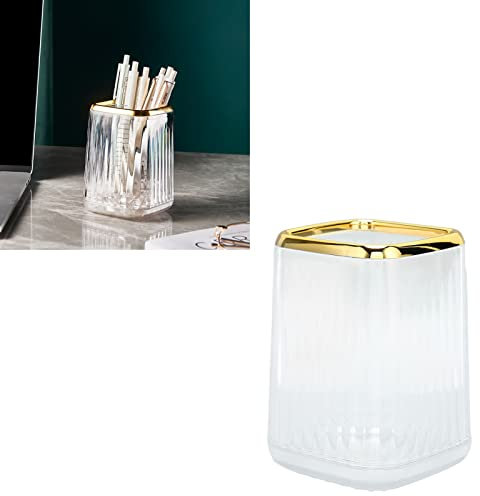 Wnvivi Porte-pinceaux de Maquillage, Organisateur de Maquillage de Bureau pour Vanité, Seau de Rangement pour Stylos à Sourcils Cosmétiques, Seau pour Dortoir à la Maison