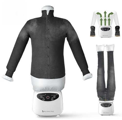 My Green Deal - Bügelpuppe - 3 in 1 - Bügelpuppe für Hemden und Hosen - Wäschetrockner - Bügelmaschine