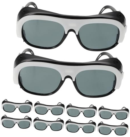 Garneck 10PCS for Welders Scratch Protective Eyewear Goggles Lightweight and Comfortable Fit Compatible with Masks for Full Protection