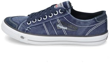 Dockers by Gerli Herren Low-Top Sneaker, Männer Halbschuhe,Strassenschuhe,Sportschuhe,Freizeitschuhe,Turnschuhe,Laufschuhe,Navy,46 EU