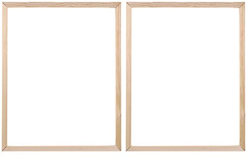 Milibest 8pcs Wood Painting Stretching Bars Canvas Frame for 40cm 50cm Oil Painting DIY Arts