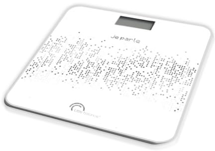 LITTLE BALANCE 8445 Voice 180, Pèse-personne électronique vocal, multilingue, 180 kg / 100 g, Blanc