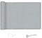 AXT SHADE Balkon Sichtschutz Wetterfest 100x300cm Balkonverkleidung Balkonabdeckung Balkonbespannung Blickdichte Windschutz und UV-Schutz mit Kabelbinder für Balkongeländer-Hellgrau