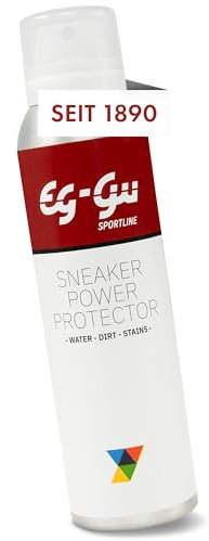 eg-gü Schuh Imprägnierspray - Schützendes Sneaker Imprägnierspray - Schuh-Imprägnierung universal - Für alle Sneaker Materialien & Farben - PVC-frei & wasserfest 150ml