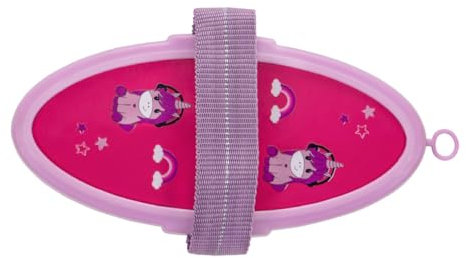 Pferdepflege und Spielzeug individuell kombinierbar Einzelteile Einhorn-Motiv kindgerecht (Kardätsche)