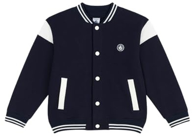Petit Bateau Veste Teddy Enfant en Coton uni