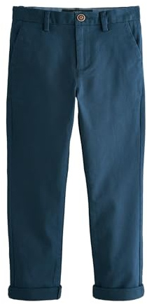 NEXT Niños Pantalones Chinos elásticos de Corte estándar Azul Marino francés 12 Años