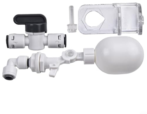 Efficiente valvola a sfera galleggiante per acquari di alimentazione automatica con profondità regolabile in acrilico per una facile installazione