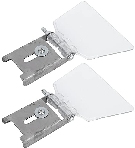 Tissting Protector Ocular Para Amoladora De Banco 2 Piezas 110mm Acero Inoxidable 304 - Cubierta Protectora Para Rueda Esmeril Accesorio Herramienta Seguridad 4.3 Pulgadas
