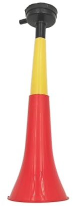Pandiui23 Trombe Vuvuzela Belgio.Due corpi. Accessorio per calcio e celebrazioni sportive. Tromba d'aria rumorosa per l'animazione Ideale per il trasporto (Belgio, 1 Prodotto)