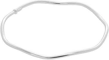 Bracelet Jonc Ondulé en Argent 925/1000