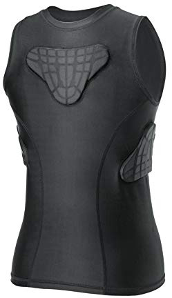 DGXINJUN Youth Chest Rib Protector Kids Boys Child Padded Shirt & Vest Heart Guard Sternum Compression for Football Rugby Sports Competition