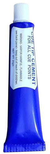 Cndiyald Pool Cue Tips Glue, Snooker Pool Cue Tips Glue, Cue Tip Gel Glue, Epoxy Resin Glue, Cue Tip Repair Accessories