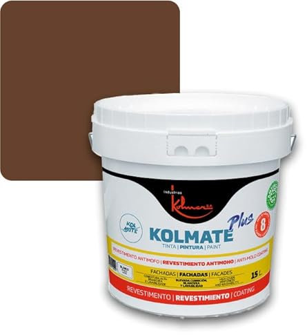 Kolmer Pintura Fachadas Antimoho KOLMATE PLUS (Marrón, 5 kilos)