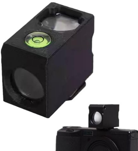 50mm Waist Level Viewfinder External Viewfinder Mini Camera Viewfinder Cold Shoe Mouth for Precise Framing and Enhanced Shooting Experience