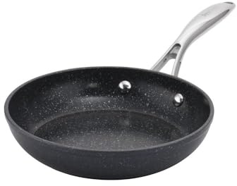ProCook Professional Aluminium Ceramic Frying Pan - 20cm, Durable Non Stick Saute Skillet - Black, Heavy Duty Cookware