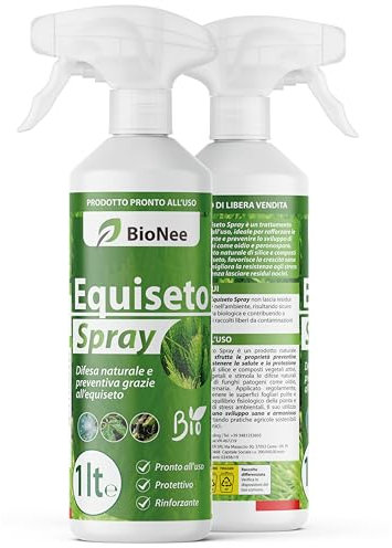 Espray de cola de caballo, 1 l, listo para usar, protector natural preventivo, defensa contra el moho y el tizón tardío, para huertos, huertos y cultivos orgánicos