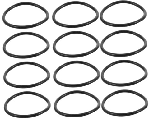 Abaodam 12 Pezzi in Gomma Antivibrazione per Microfono Condensatore Elastici Antirumore per Supporto Microfono in Streaming e Interviste