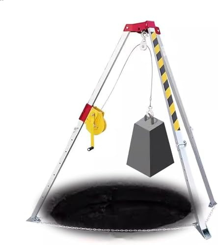 Kit anticaídas ajustable para espacios reducidos, 5,444,287.8 kg Capaci 7 pies de altura, sistema de protección contra caídas para áreas de trabajo elevadas