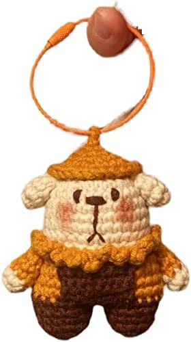 TATSEN Doll Ornaments Wool Crochet Finished Zodiac Cute Ornaments Keychain Pendant Bag Accessories