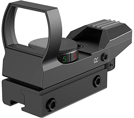Paike Red Dot Sight Reflex Sights 4 Styles Reticles (11mm Rail)