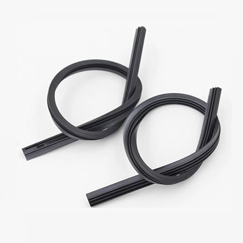 2Pcs 28 Wiper Blade Refills,Windscreen Wiper Rubber Strips for Universal Cars, Vans, and Trucks,Replacement Blades for Most Auto Vehicle Vans Trucks Buses
