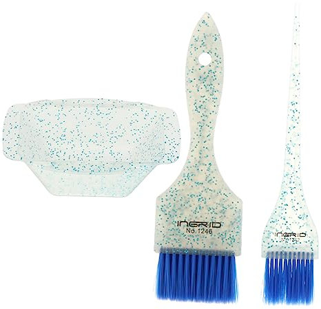 VICASKY Haarfärbeset Mit Blauer Farbschüssel Und Weichem Färbepinsel Für Präzises Auftragen Für Salon Und Zuhause Inkl Mischschüssel Professionelle Anwendung Bei Haarfarbe Und Pflege