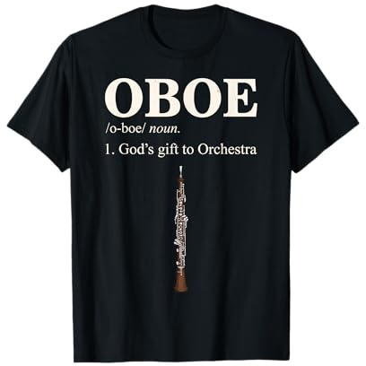 Définition du hautbois Orchestre Musicien T-Shirt