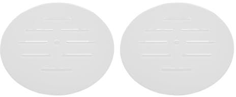 Srliya 2 STK Runt Akvariumlock 7,5 Tum Klar Akryl Fish Tank Top Cover med Multihåldesign för Sköldpaddor Reptiler Räkor
