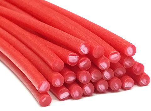 Alambre de soldadura de plástico PE-HD 4mm Redondo Rojo (RAL3020) HDPE 25 barra
