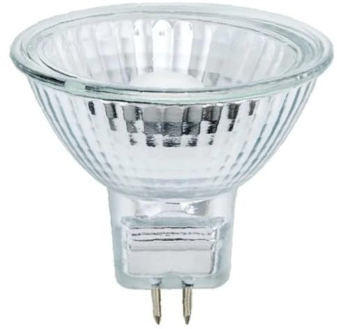 Halogen Spot 20w 12v GU5.3 Casell Lighting 50mm MR16 12° Dichroic Reflector Glass Front Light Bulb