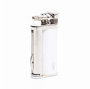 Mechero de pipa Savinelli lacado (blanco)