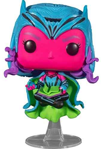 Funko Pop! Marvel: Wanda Vision - Scarlet Witch - (Blacklight) - WandaVision - Vinyl-Sammelfigur - Geschenkidee - Offizielle Handelswaren - Spielzeug Für Kinder und Erwachsene - TV Fans