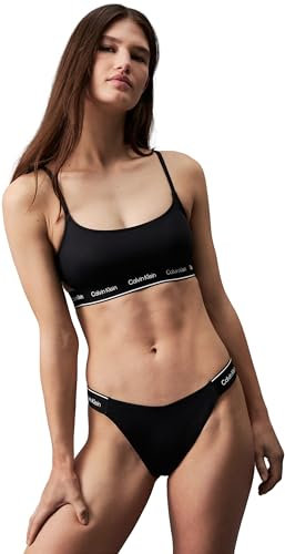 Calvin Klein Damen Bikini Oberteil Bralette-Rp ohne Bügel, Schwarz (Pvh Black), XL