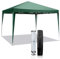 LEADZM Pavillon 3x3m,Pop-up Faltpavillon,Stabil,Wasserdicht,Stahlrahmen,Höhenverstellbar,UV Schutz 50+,Gartenzelt,Partyzelt,für Garten,Party,Camping,Grün