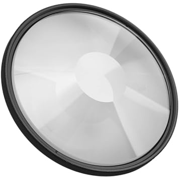 Halo Specialeffektsfilter, Spiralhalo Kameralinsfilter med Dubbelsidig Flerskikts MRC-beläggning, Optiskt Glashalo Swirl Specialeffektfilter, Fotografikameralinsdel (77 MM)