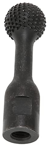 TOPINCN Cabezal de Pulido de Madera Eficiente con Fresa Giratoria Esférica para Amoladora Angular, Material Endurecido, Negro, para Tallado de Madera y Metal (30mm)