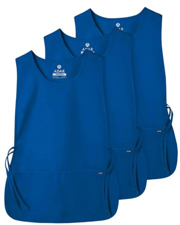 Adar Universal Cobbler Apron 3 Pack - Unisex Cobbler Apron - 7023 - Royal Blue - R