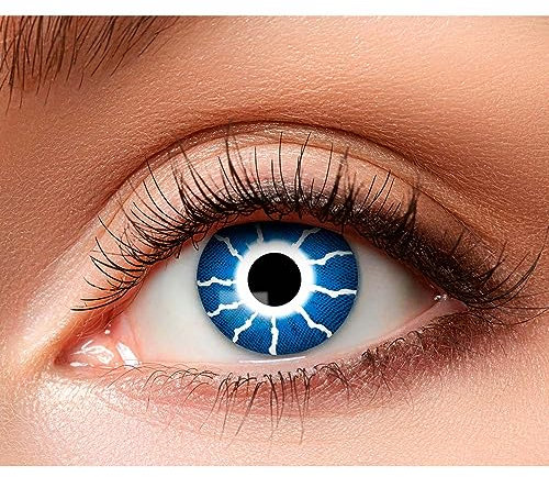 Boland - Lenti a contatto con motivo colorato, 2 pezzi, lenti settimanali senza prescrizione, per uso quotidiano, carnevale, feste in maschera