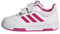 adidas Jungen Unisex Kinder Tensaur Hook and Loop Shoes Laufschuhe, Cloud White/Real Magenta/Black, 23.5 EU