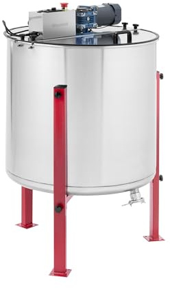 Wiesenfield WIE-BK-58 Honigschleuder diagonal elektrisch 6 Waben Honigschleuder Honigschleuder Edelstahl Honigschleuder Honigschleuder elektrisch