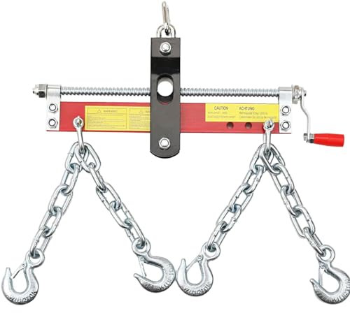 SUDEG Werkstattkran Positionierer, 900 kg Balancierer Positionierer Werkstattkran Motorkran Hebekran Traverse Kran Werkstatt Motorträger Motorbrücke,Kettenlänge: ca.30 cm