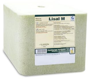 PALIGO Salzlecksteine Salzleckstein Leckstein Salzstein Mineralleckstein Viehsalz Salz Für Pferde Rinder Ziegen Schafe Wild Tiere Lisal M 10kg x 2 Steine 20kg / 1 Karton KSK