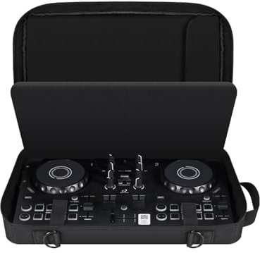 Hzycwgone Funda para Pioneer DDJ-FLX2/DDJ-200/WeGO4-K,para Hercules DJControl Inpulse 200 MK2/Inpulse 200,Controlador DJ Estuche Viaje Transporte Bolso Hombro Mochila Maleta Case para AlphaTheta FLX2