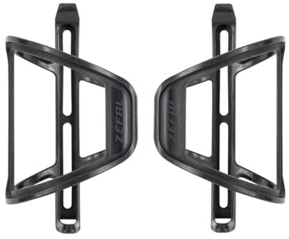 ZEFAL Pack Pulse S2 - Conjunto de Dos Portabidones Bicicleta Carbono - Portabidon Lateral - Portabidón Bicicleta Ligero para Cuadros Pequeños - 28g Cada Portabidon - Fabricado en Francia