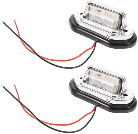 GALPADA 2pcs LED Boat Navigation Lights Signal Lamps High Brightness Stern Tail Lights for Sailing Vessels Easy Installation