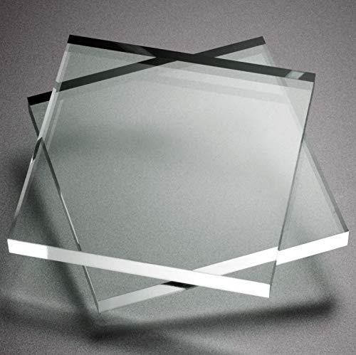 Transparent metakrylat 4mm glas eller akrylglas - olika mått (60cm x 40cm)